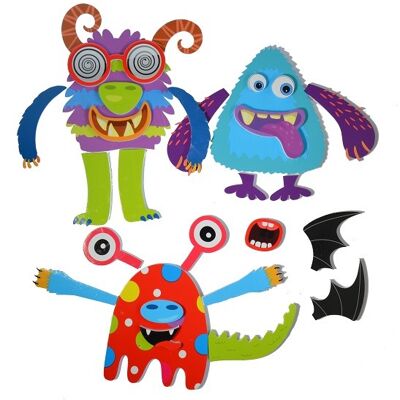 Bath Time Stickers - Silly Monsters