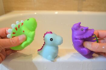 Dinosaures de l'heure du bain - Pack de 3 jouets de bain 2