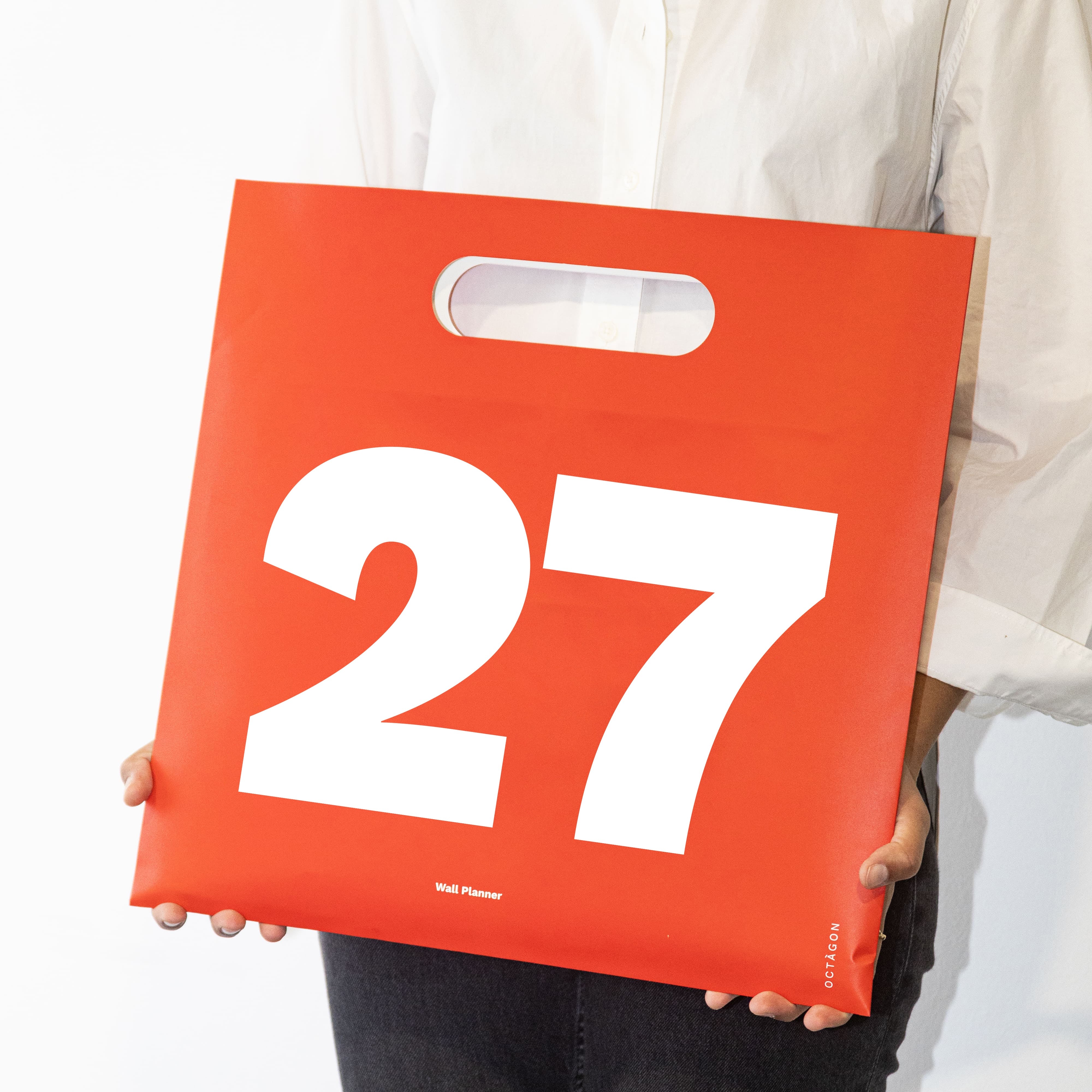 2027 Octàgon Design Wall Planner · A3 Size