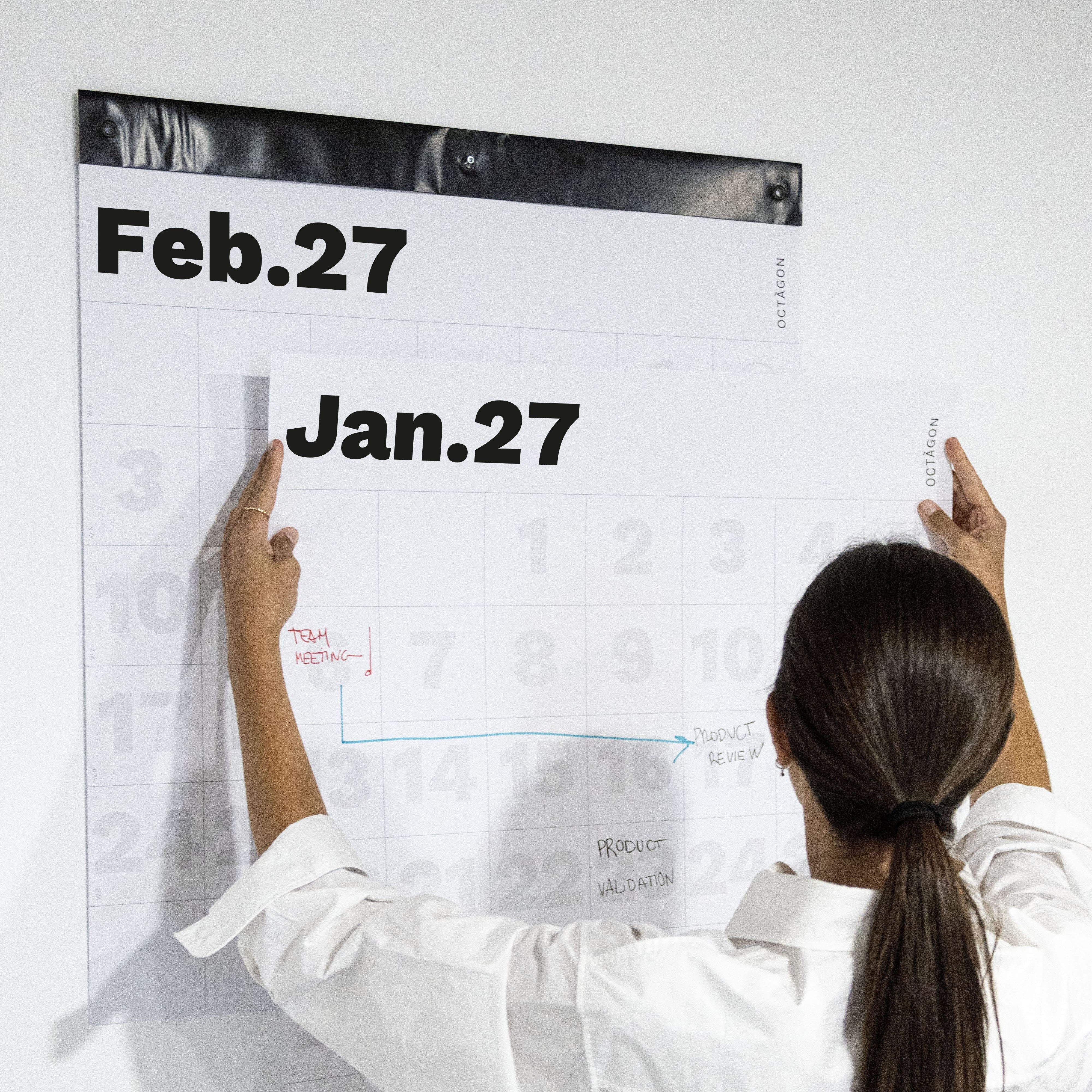 2027 Octàgon Design Giant Wall Planner
