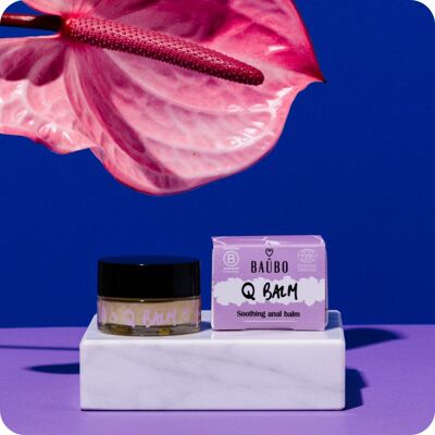 Mini Q Balm, cuidado anal hollín 100% natural y 100% orgánico - 15ml (ES)
