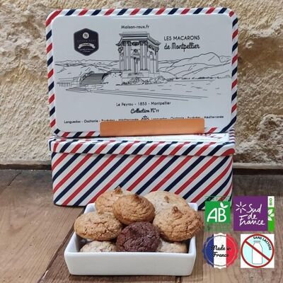 Cajas de macarons ECOLÓGICOS 280g grand cru x10