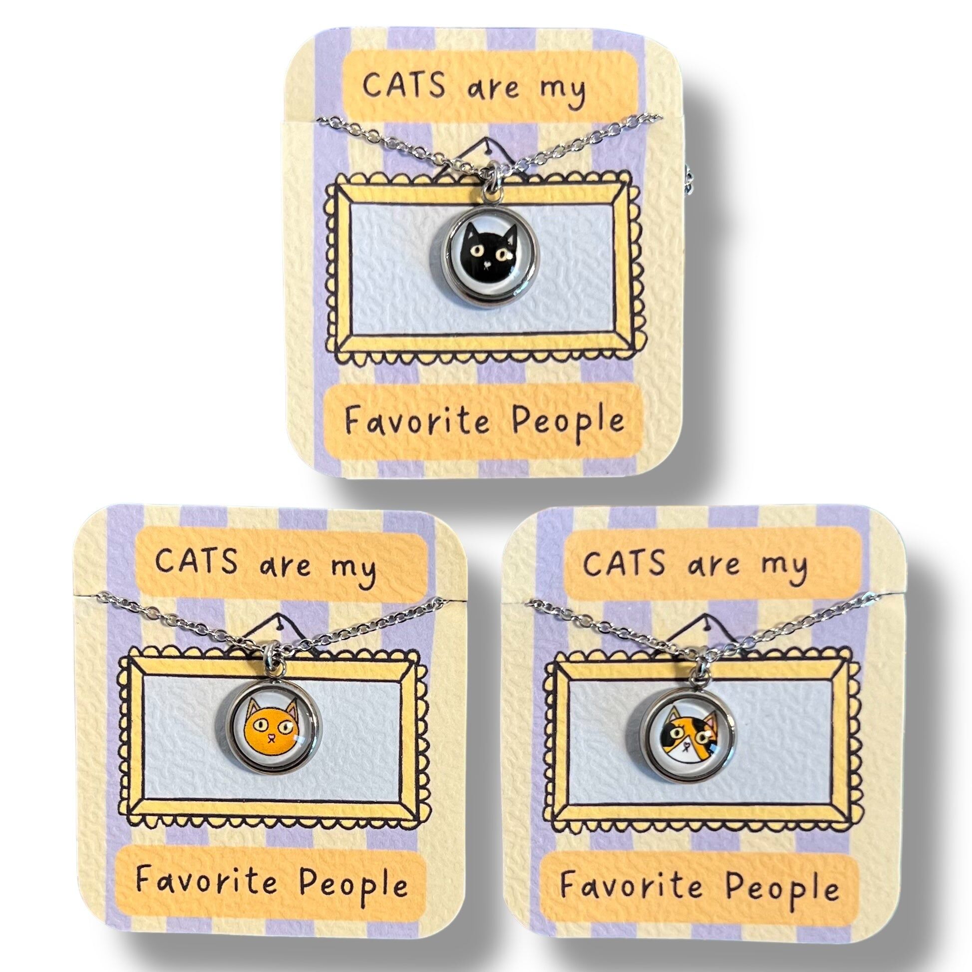 Collier Enfant Petit Chat / Cats are my favorite people!