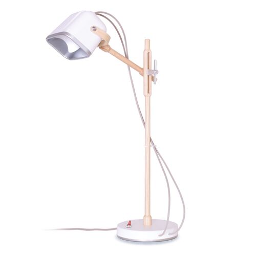 Lampe de table MOB WOOD blanc