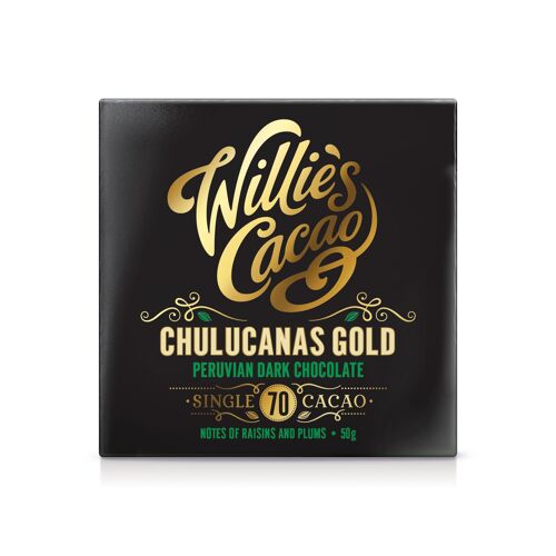 Chulucanas Gold, Peruvian 70 dark chocolate 50g