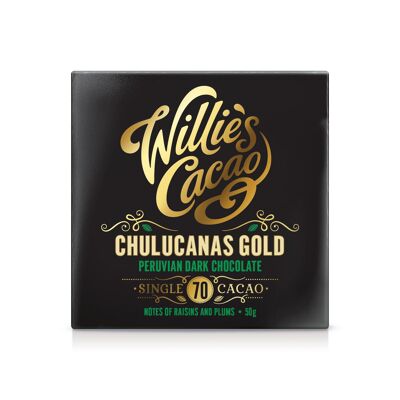 Chulucanas Gold, Peruanische 70 Zartbitterschokolade 50g