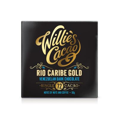 Rio Caribe Gold, chocolat noir vénézuélien 72 50g