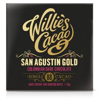 San Agustin Gold, chocolate negro colombiano 88 50g