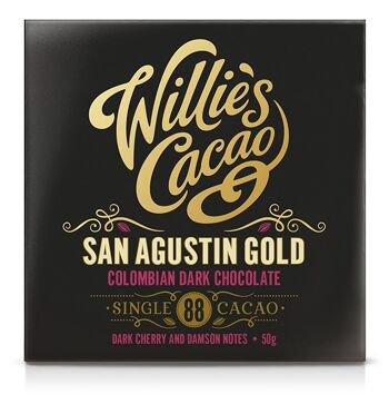 San Agustin Gold, chocolat noir colombien 88 50g