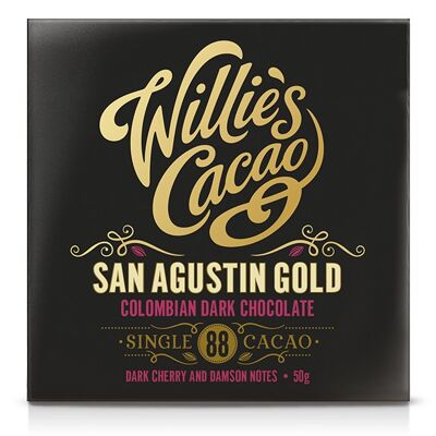 San Agustin Gold, chocolate negro colombiano 88 50g