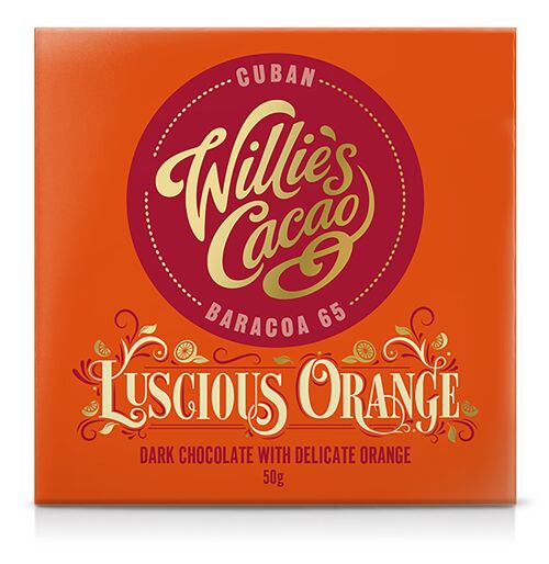 Luscious Orange, dark chocolate with orange