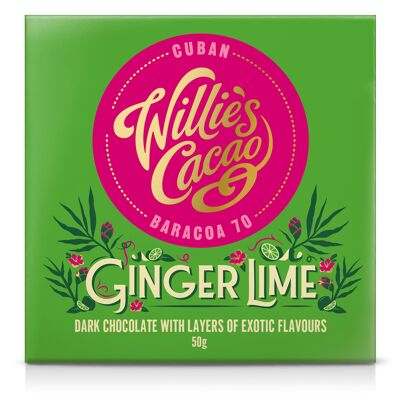 Ginger Lime, cioccolato fondente allo zenzero e lime