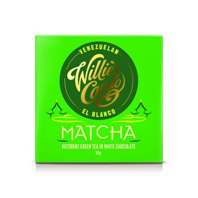 Matcha, weiße Schokolade mit Matcha