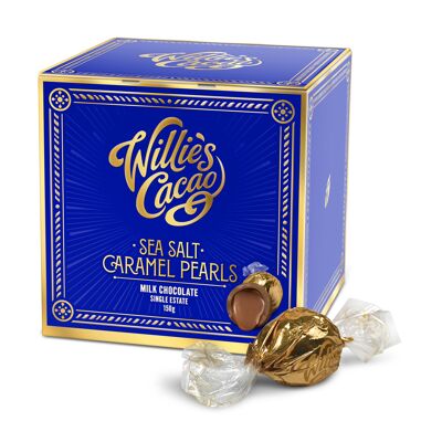 Sea Salt Caramel Milk chocolate Pearls 150g