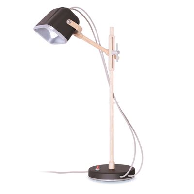 MOB WOOD lampada da tavolo nera