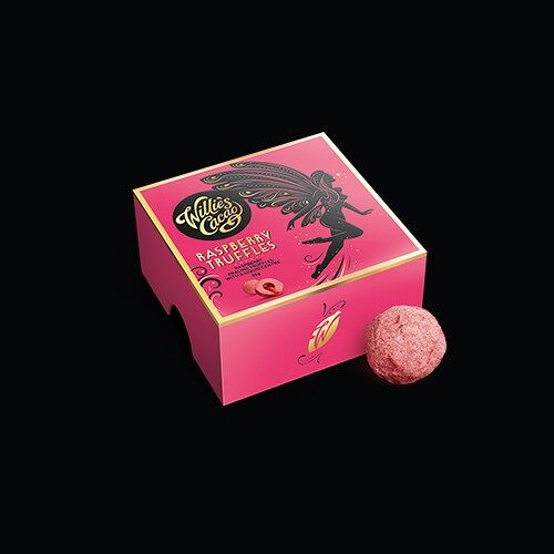 Raspberry Praline Truffles 35g