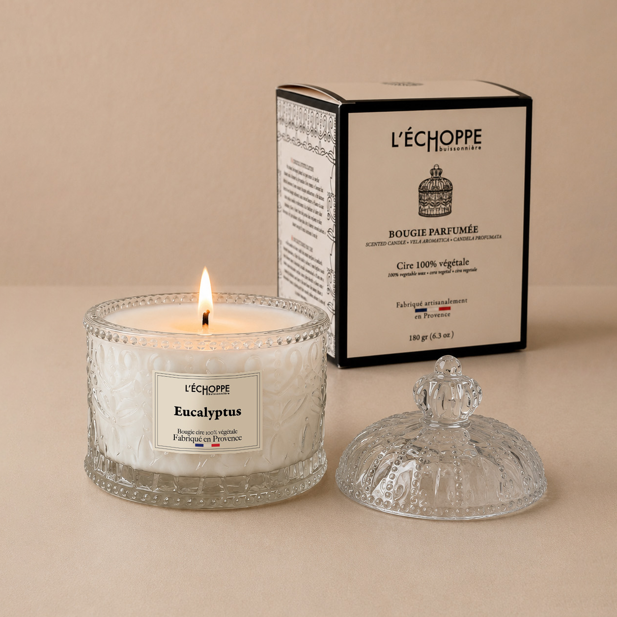 Eucalyptus - Bougie parfumée 180g