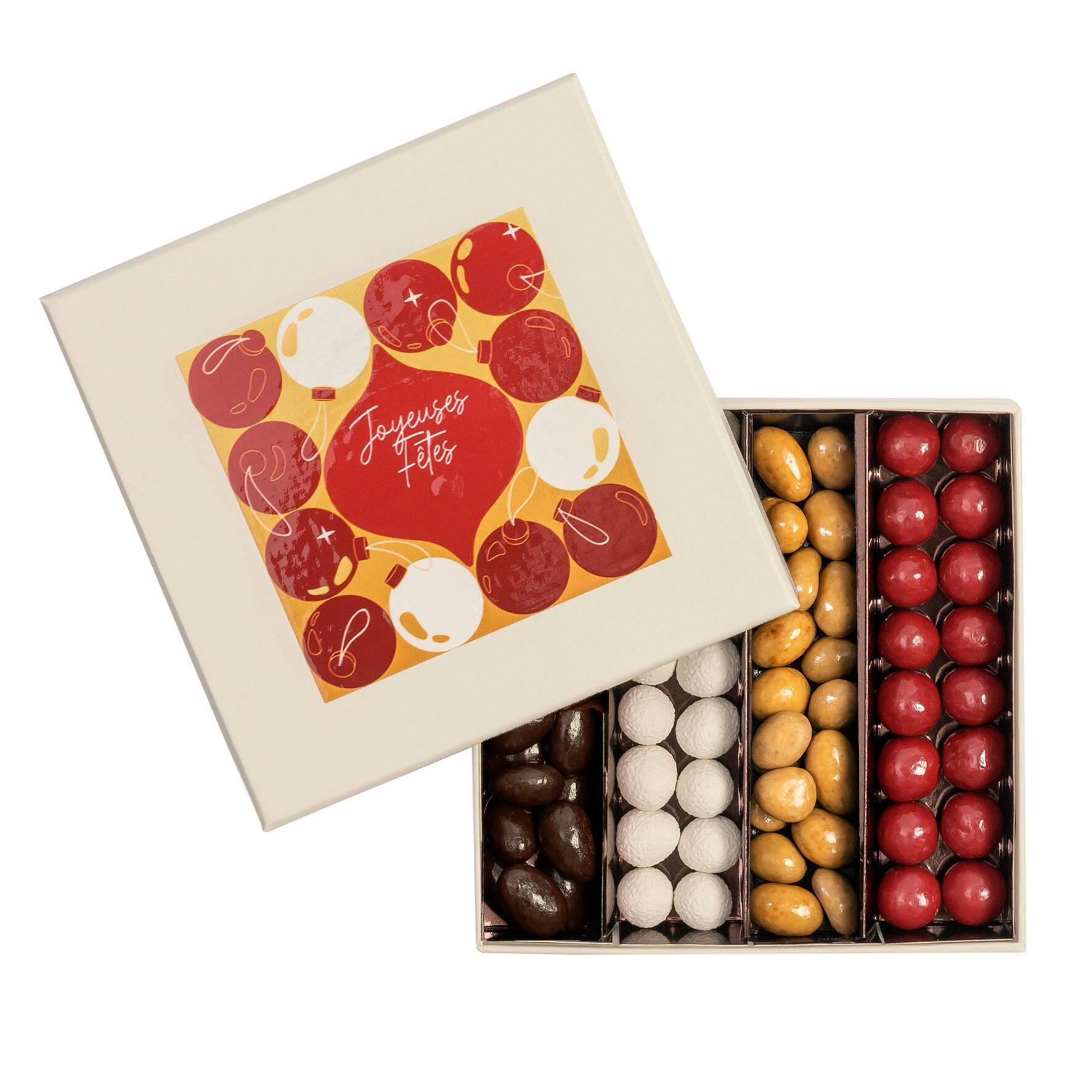 Happy Holidays chocolate box