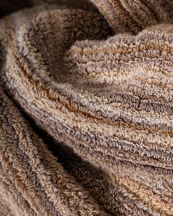 Serviette Earth Lines Tan Stripes Ultra King - 109 cm x 180 cm 7