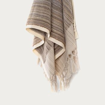 Essuie-mains beige Earth Lines - 50 cm x 100 cm 2