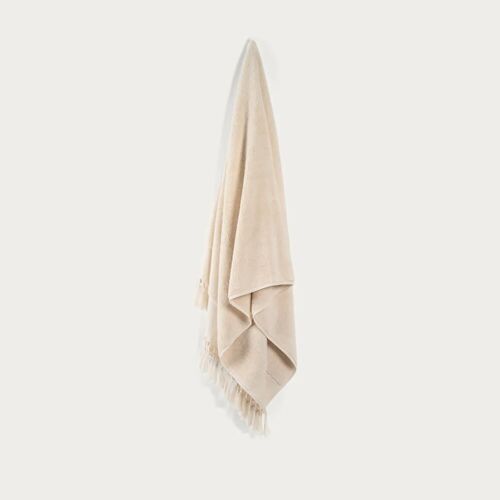 Plush & Bare Ecru Bath Towel - 86 cm x 170 cm