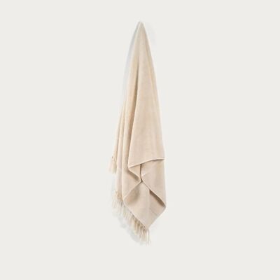 Plush & Bare Ecru Bath Towel - 86 cm x 170 cm