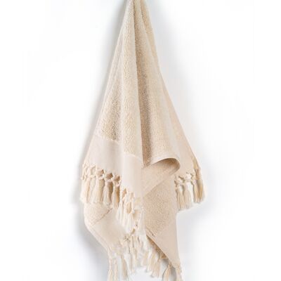 Plush & Bare Ecru Hand Towel - 43 cm x 100 cm