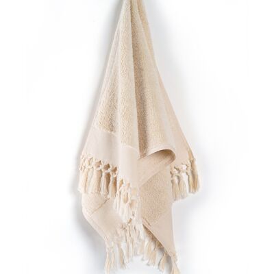 Plush & Bare Ecru Hand Towel - 43 cm x 100 cm
