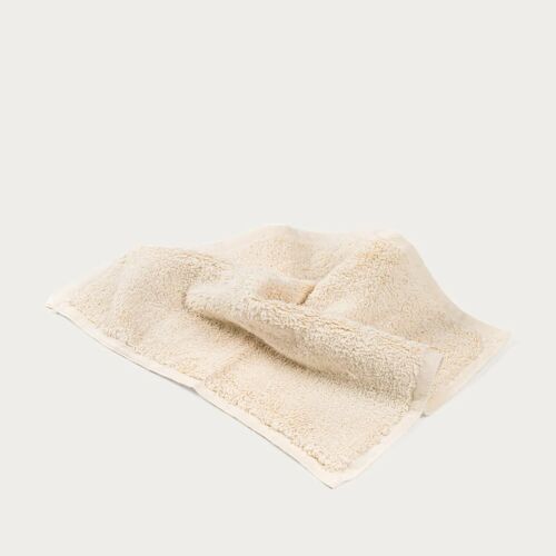 Plush & Bare Ecru Face Cloth - 30 cm x 30 cm