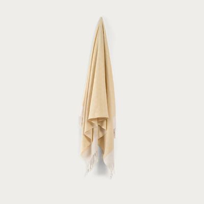 Mute Eloquence Pale Yellow Bath Towel  - 98 cm x 200 cm
