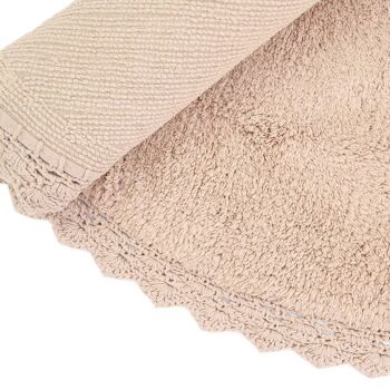 PERLA Nude tapis finition crochet 4