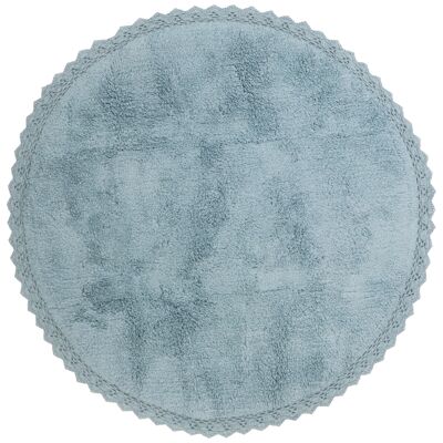 Perla Blauer Teppich