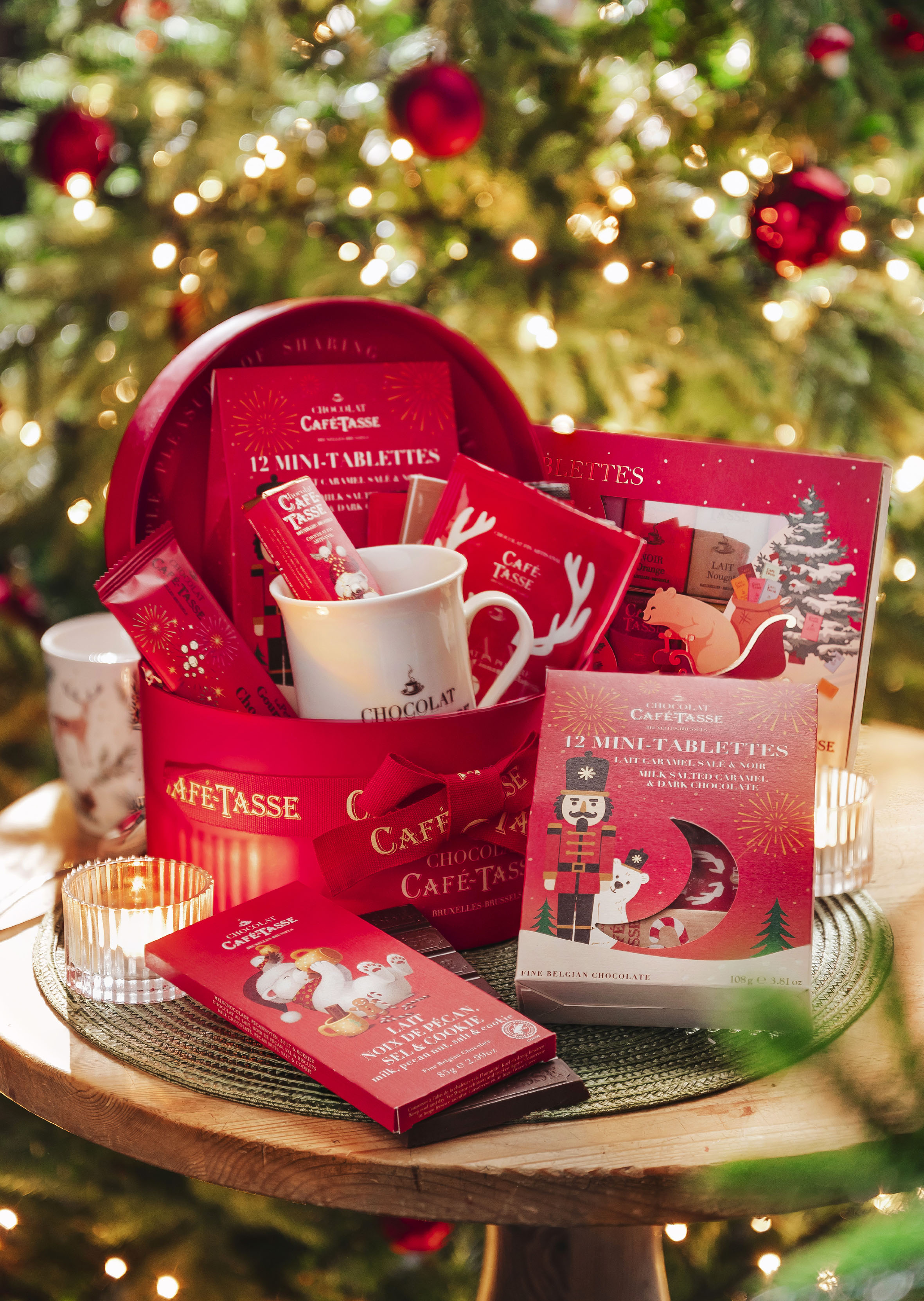 Coffret Gourmand de Noël - chocolat Café-Tasse