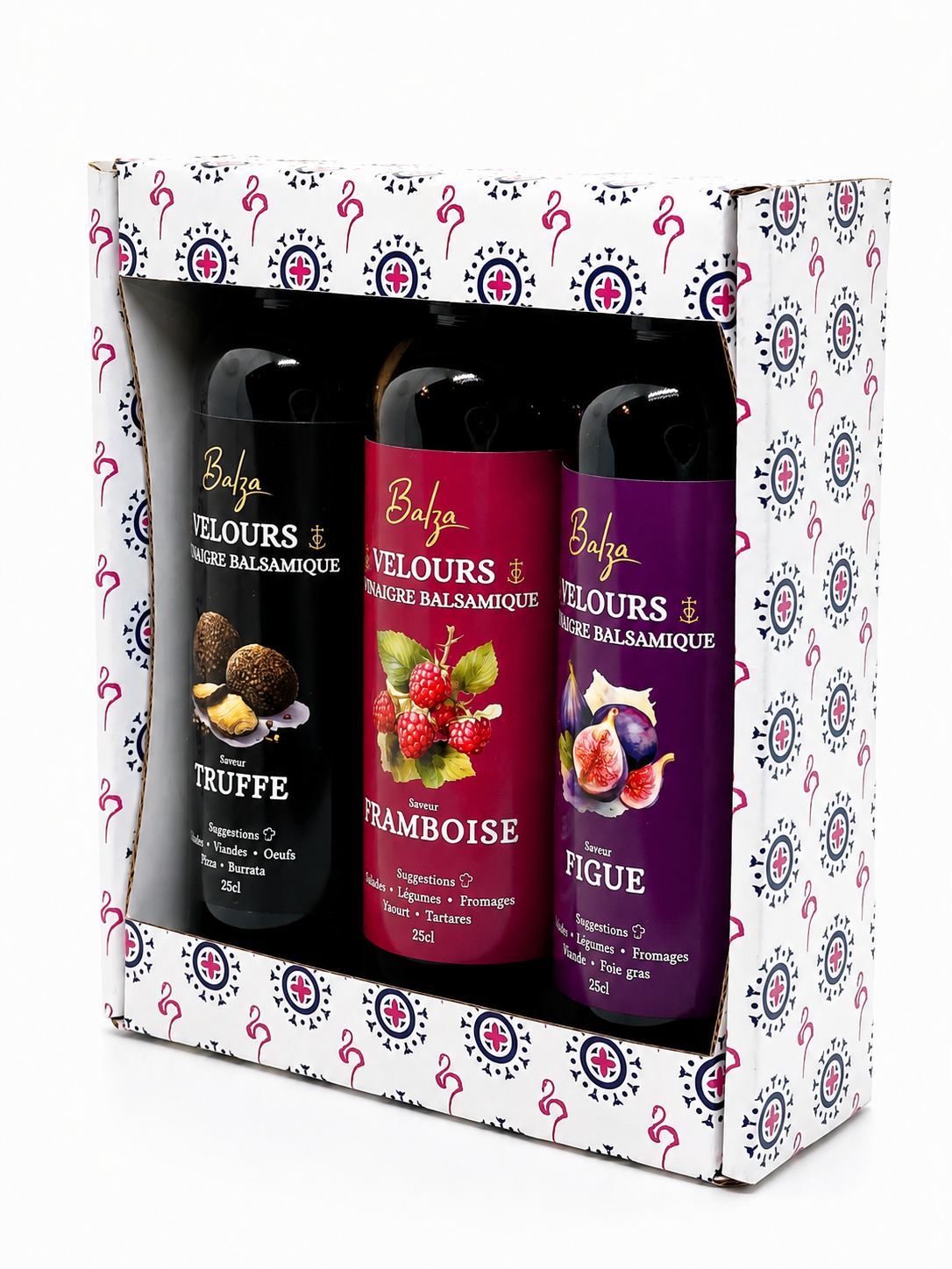 Box of 3 Balza (Raspberry, Truffle, Fig)