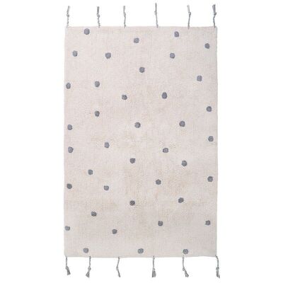 NÜMI Gray children's rug with polka dots