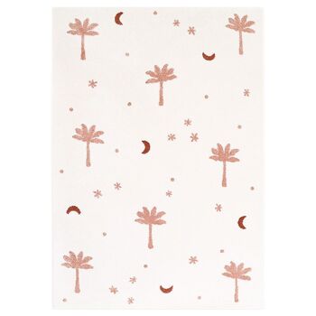 LITTLE PALM SIENNA tapis enfant petits palmiers 1