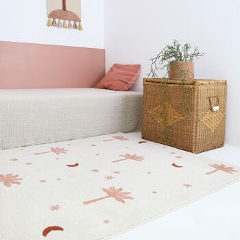 LITTLE PALM SIENNA tapis enfant petits palmiers 2