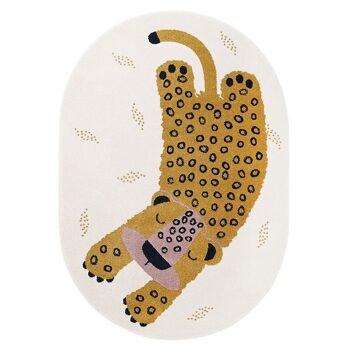 KLEO MIEL tapis enfant petit léopard 1