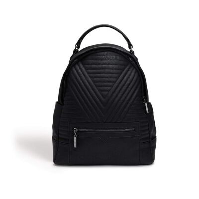 Camberwell Black Quilted Vegan Laptop Backpack (Pre-Order Available for delivery in October)