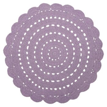 ALMA MAUVE tapis enfant crochet 1