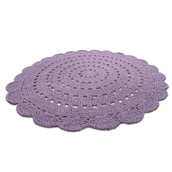 ALMA MAUVE tapis enfant crochet 3