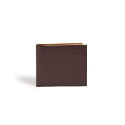 Strong Dark Brown Vegan Bifold Wallet