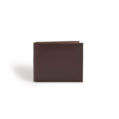 Brave Dark Brown Vegan Bifold Wallet