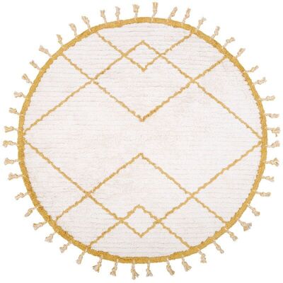 CÔME NATURAL MANGO round children's rug