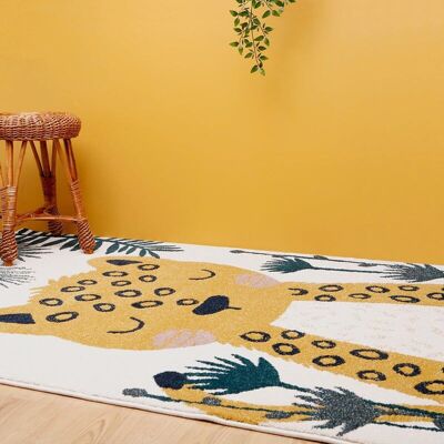 SÖREN leopard children's rug