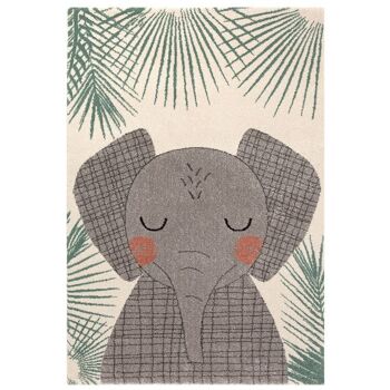 JUNKO tapis enfant éléphant 1