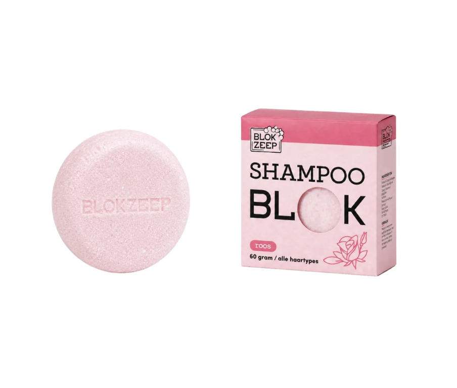 Shampoing solide à la rose