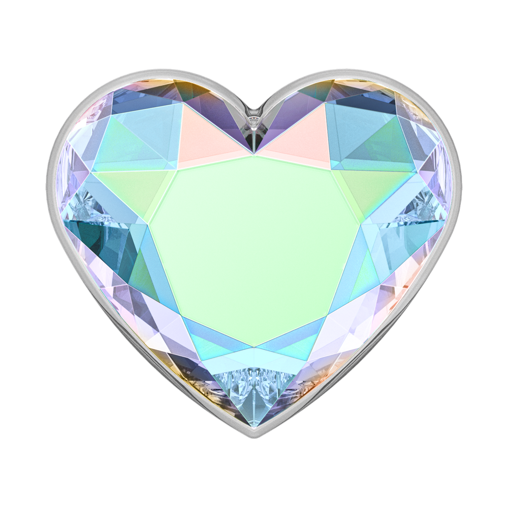 CMB PT PCL-Iridescent Dichroic Heart