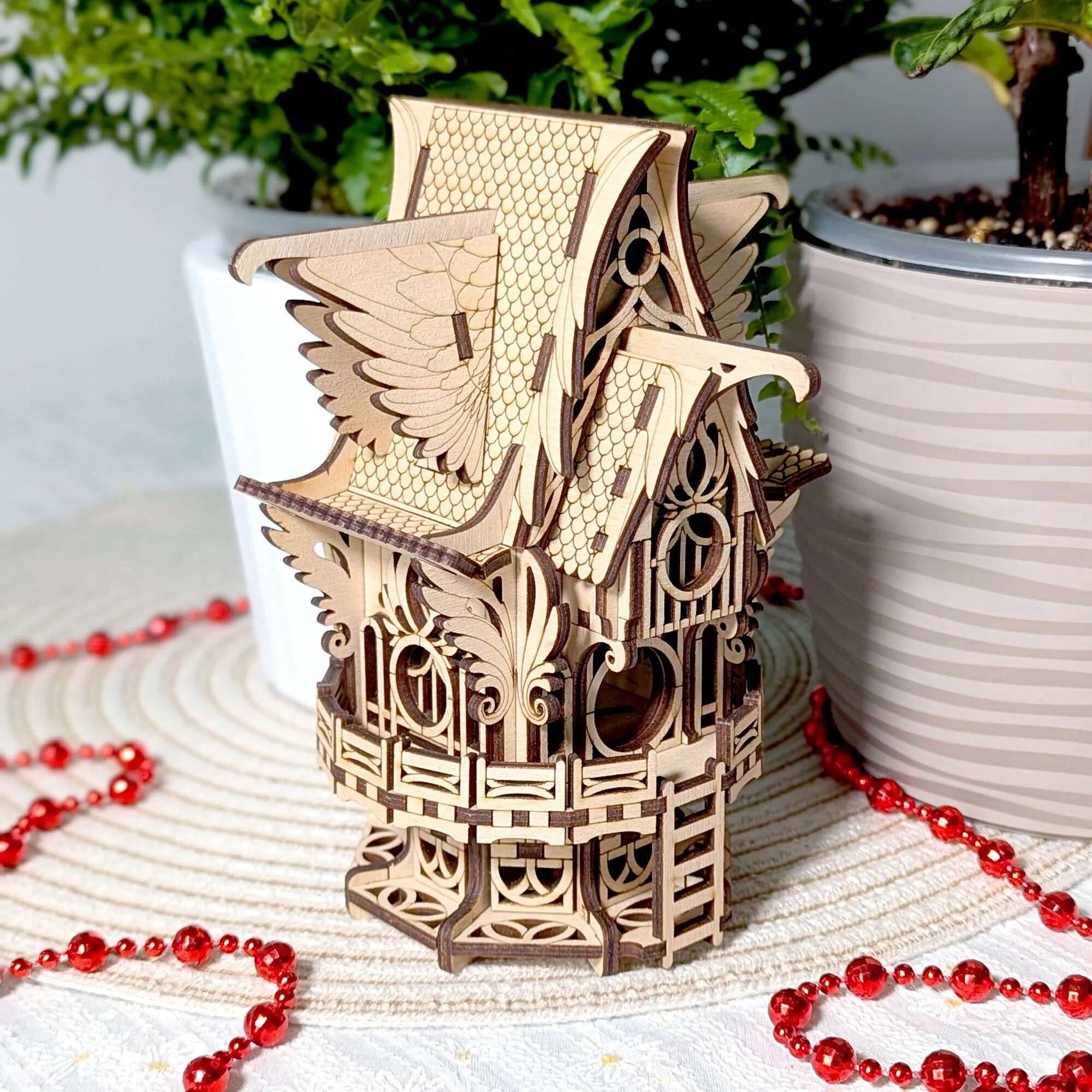 Fairy Birdhouse – 3D Wooden Handmade Decoration