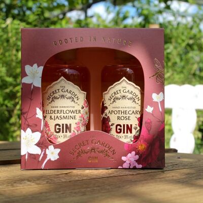 Secret Garden Floral Gin 2x20cl Duo Gift Set x 6